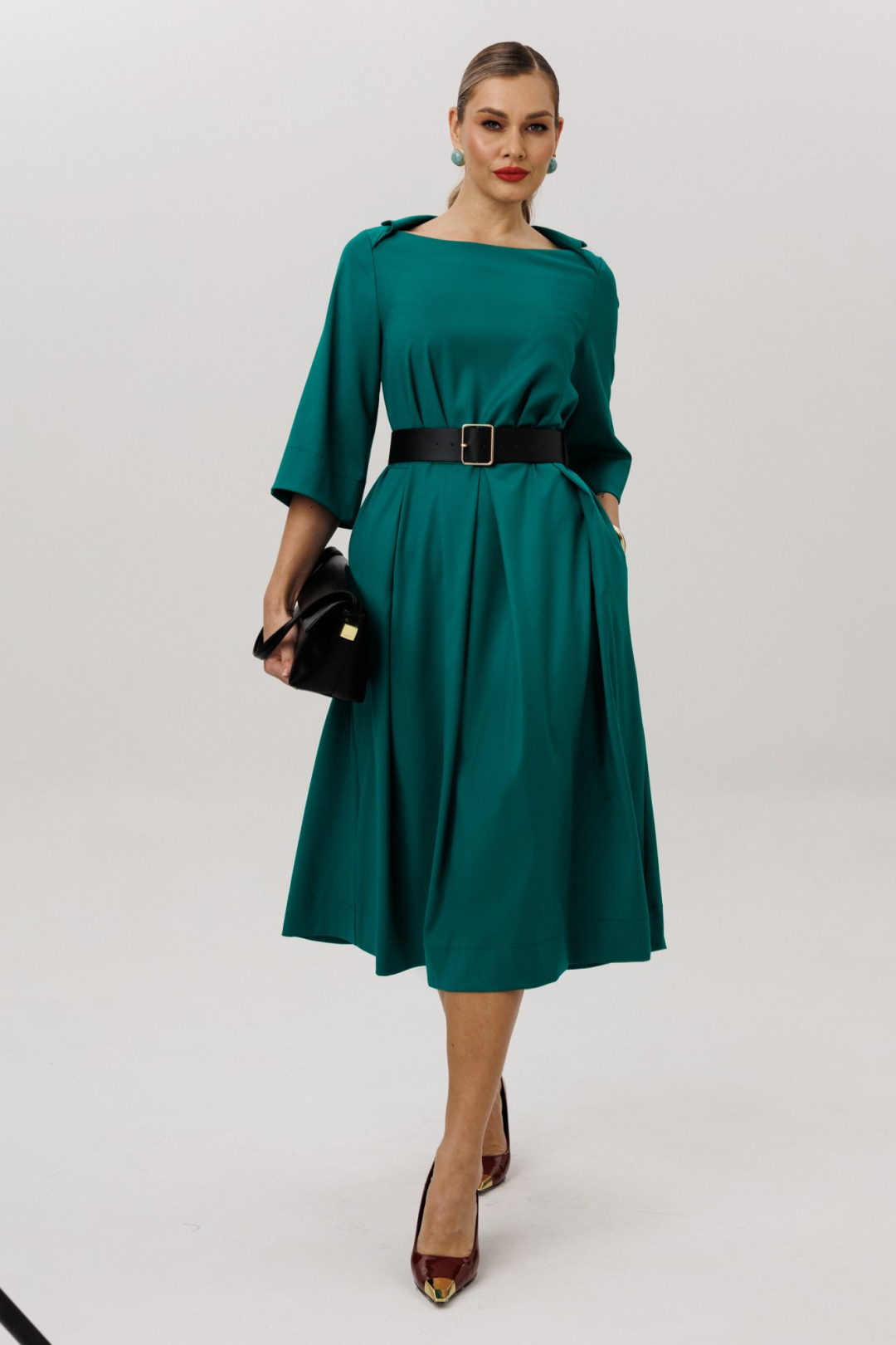 Платье Anastasia 1108-4 малахит - фото 3