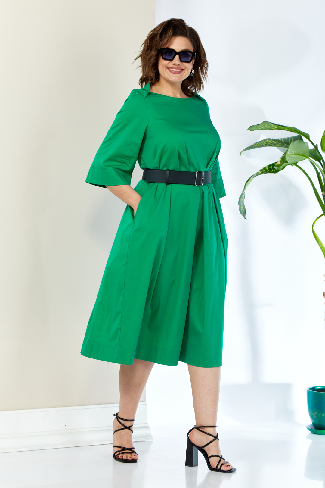 Платье Anastasia 1108 нефрит - фото 3