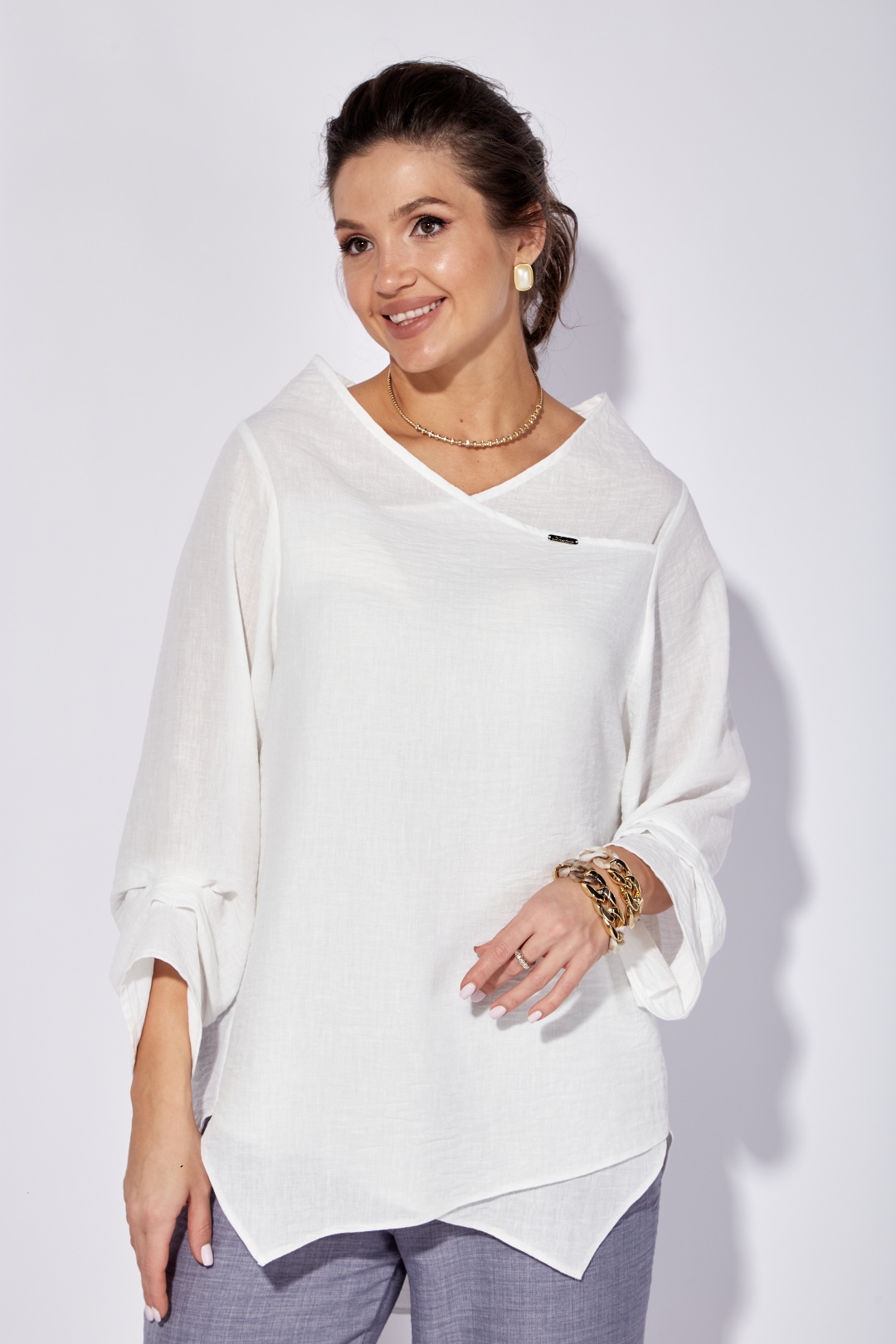 Блуза Anastasia 1115 молочный - фото 1