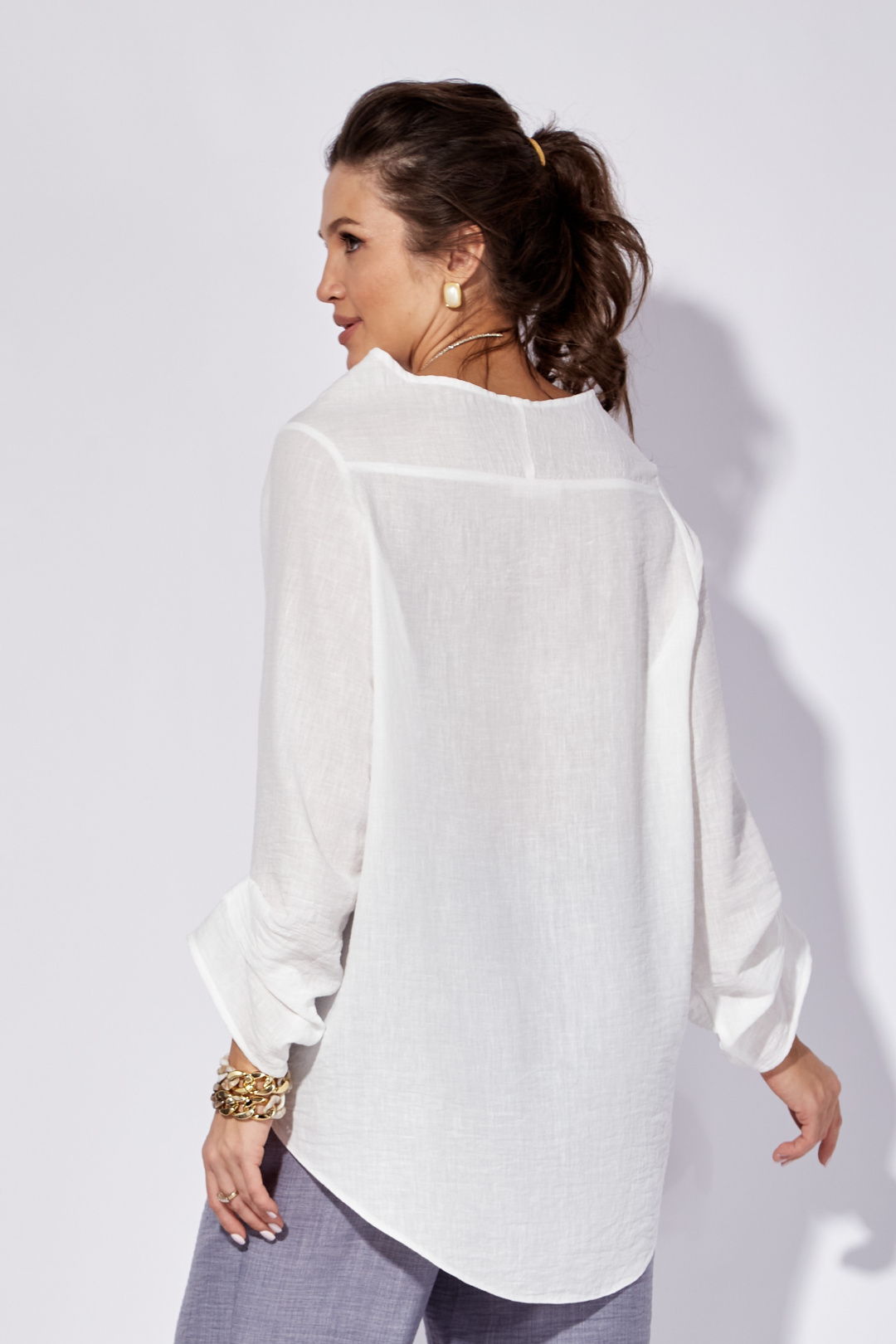 Блуза Anastasia 1115 молочный - фото 3