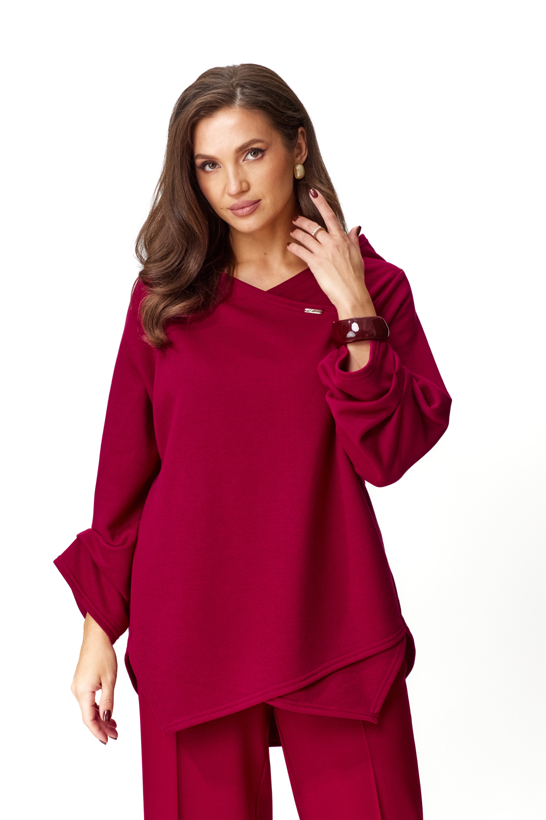 Костюм Anastasia 1145 бордо - фото 4