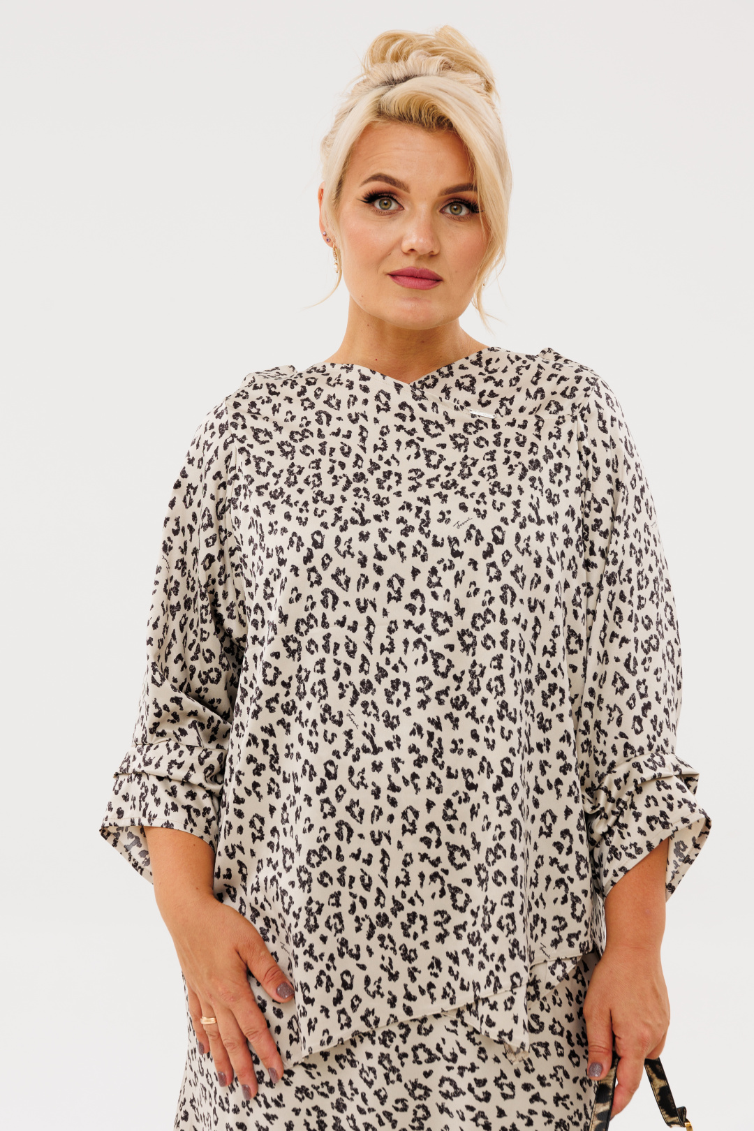 Блузка Anastasia 1154 платина - фото 1