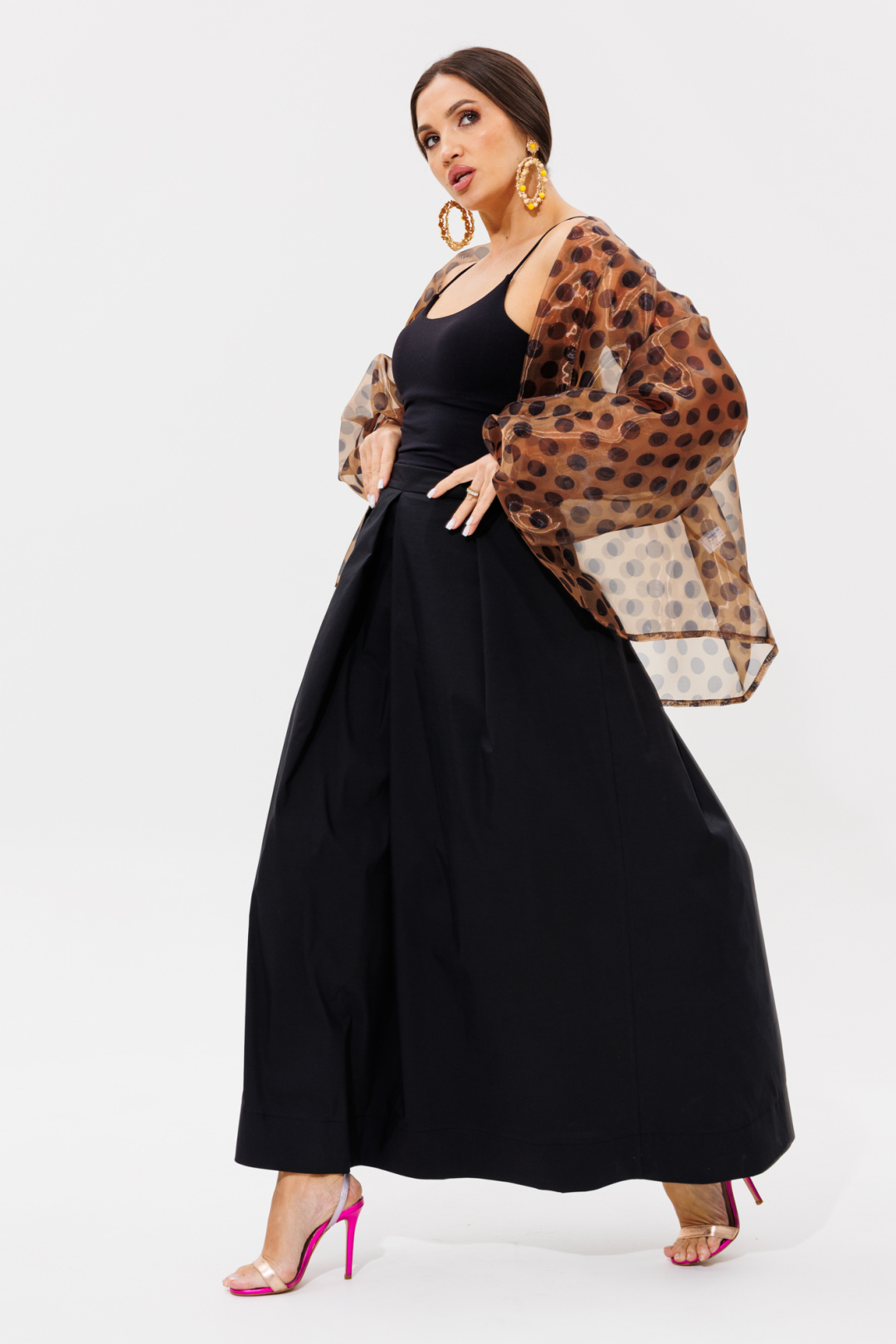 Костюм Anastasia 1162-1 кофе - фото 3