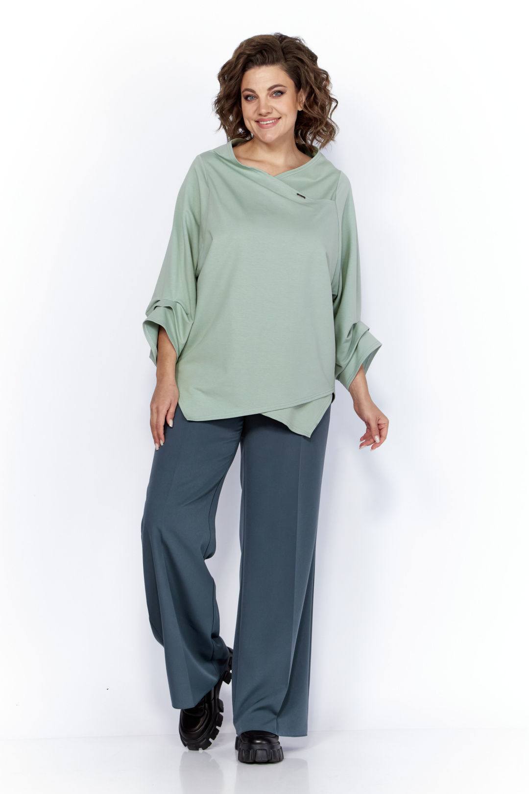 Костюм Anastasia 1165 мята/графит - фото 1