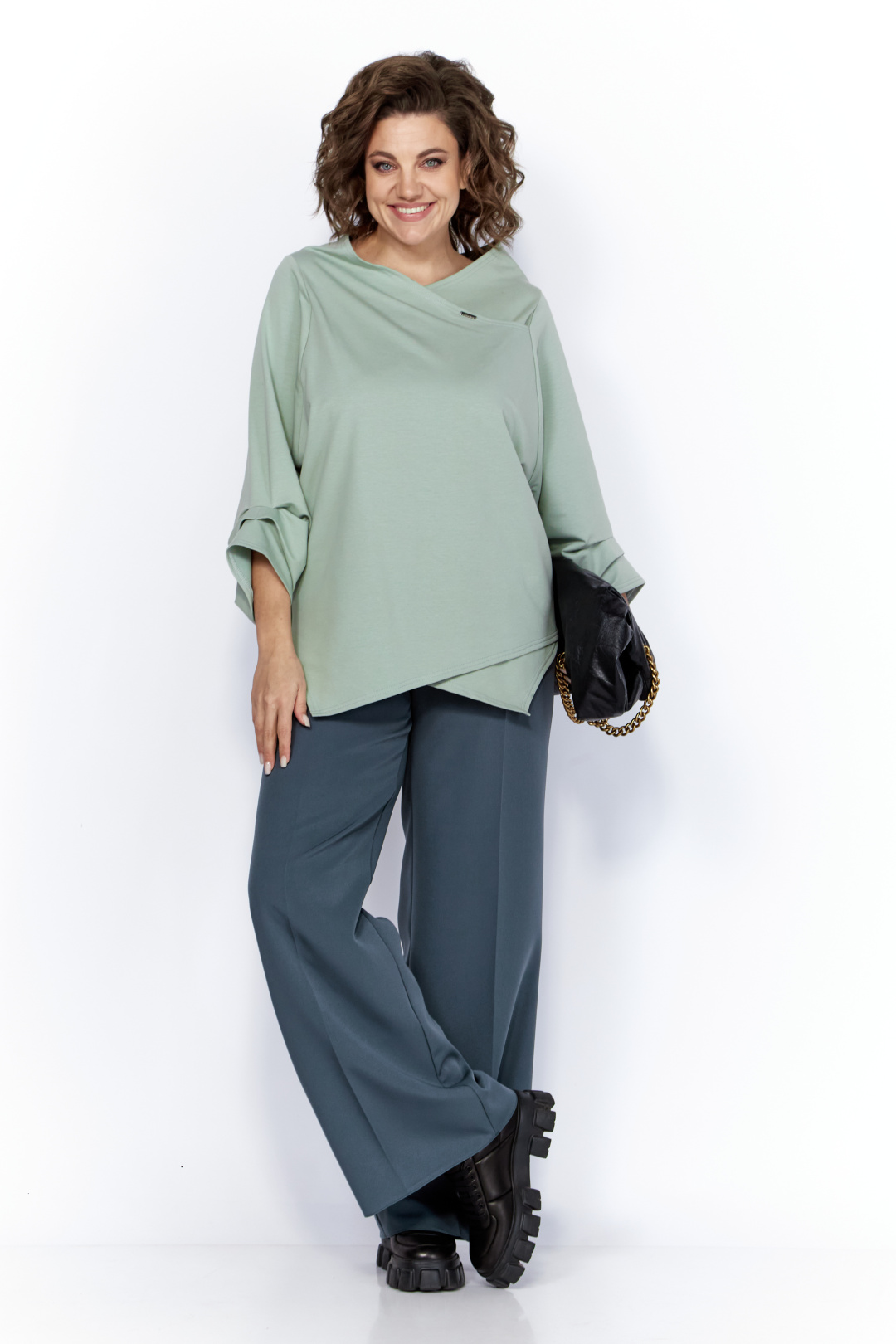 Костюм Anastasia 1165 мята/графит - фото 2