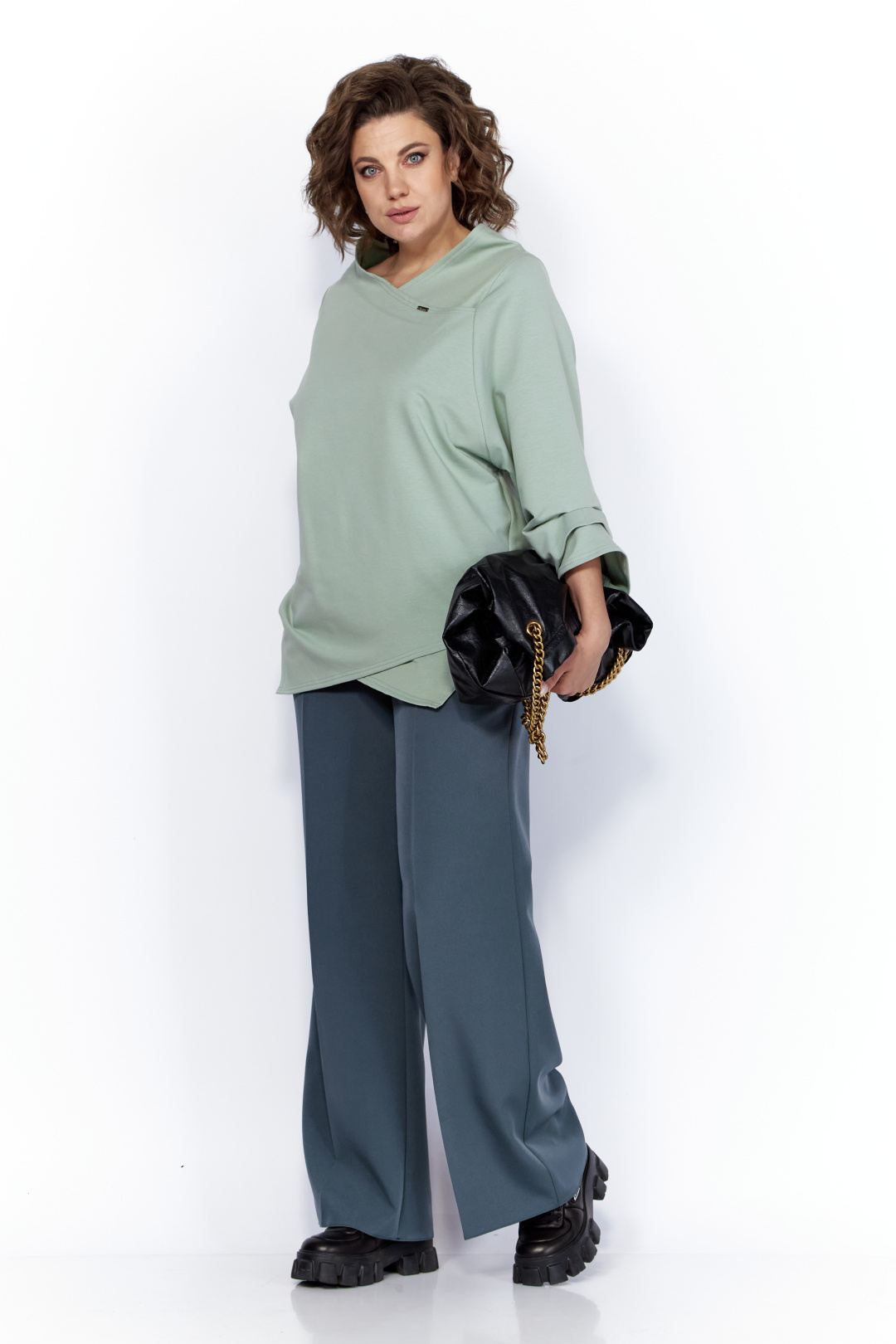 Костюм Anastasia 1165 мята/графит - фото 6