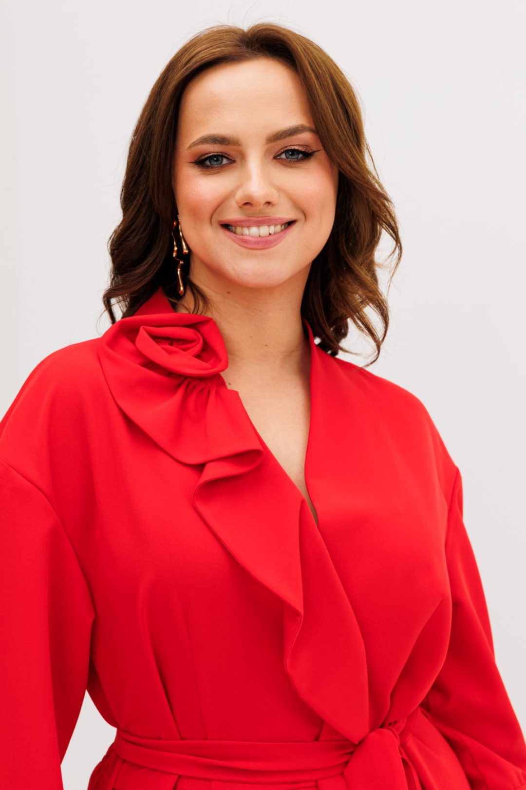 Платье Anastasia 1208-4 красный - фото 3