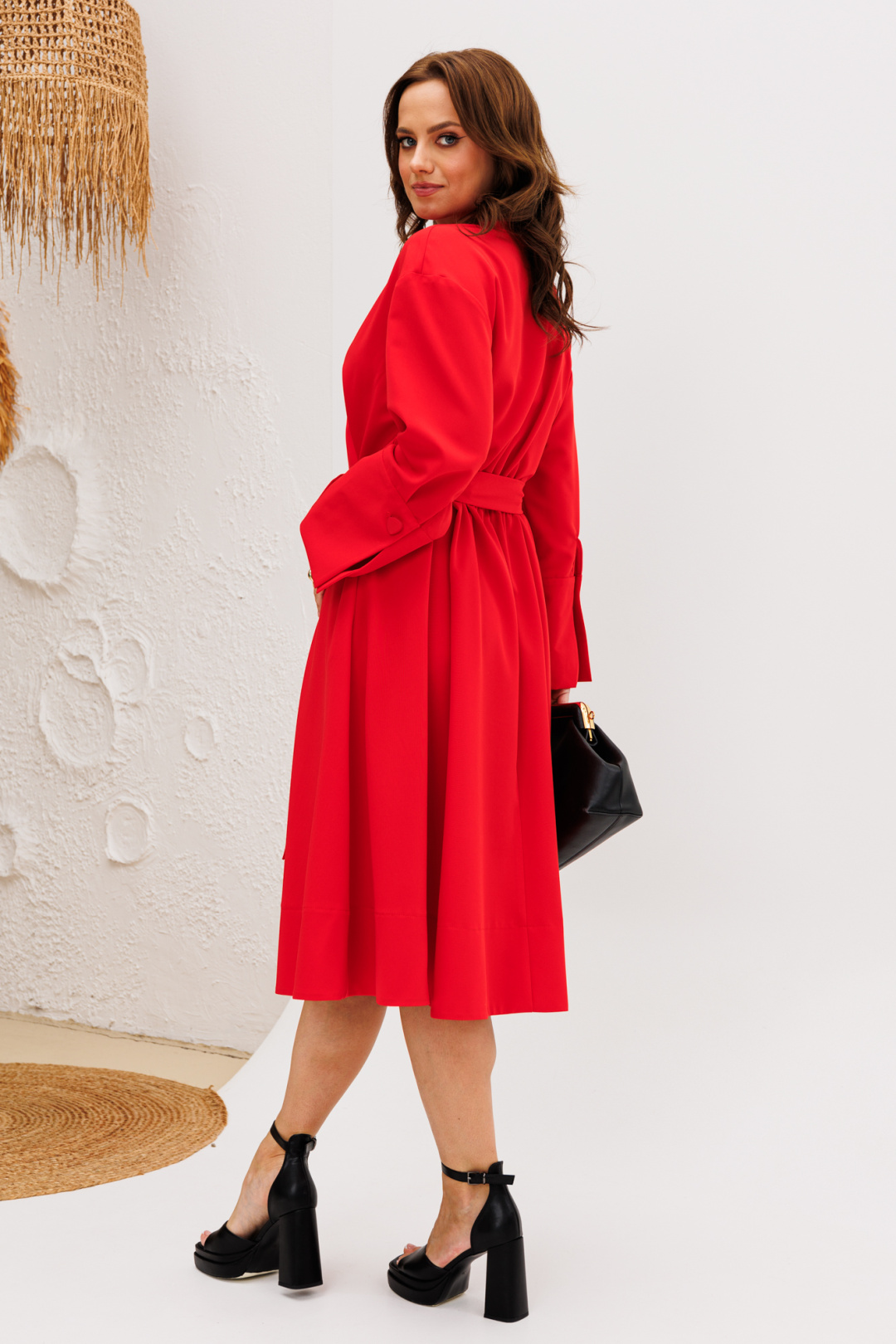 Платье Anastasia 1208-4 красный - фото 6