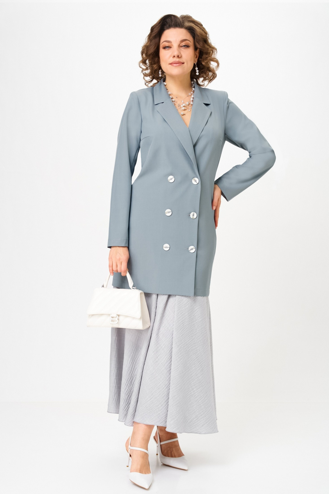 Костюм Anastasia 1262-3 французский серый