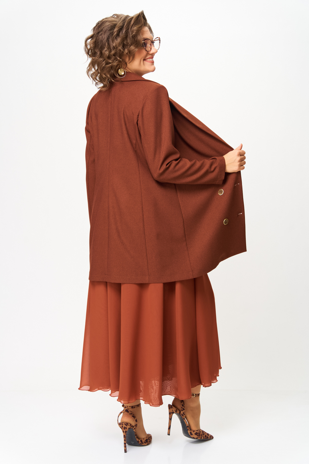 Костюм Anastasia 1262-3 терракот - фото 3