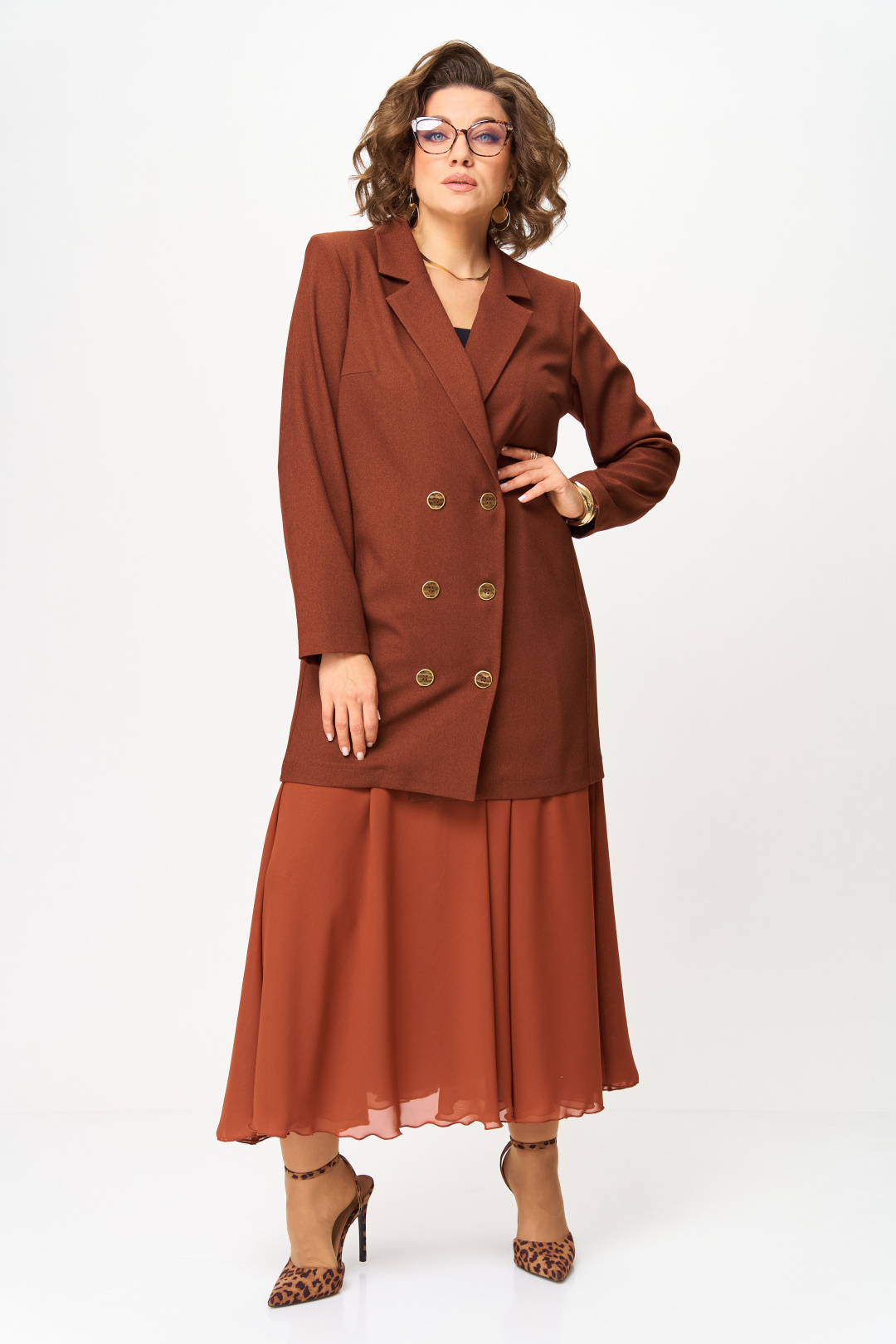 Костюм Anastasia 1262-3 терракот