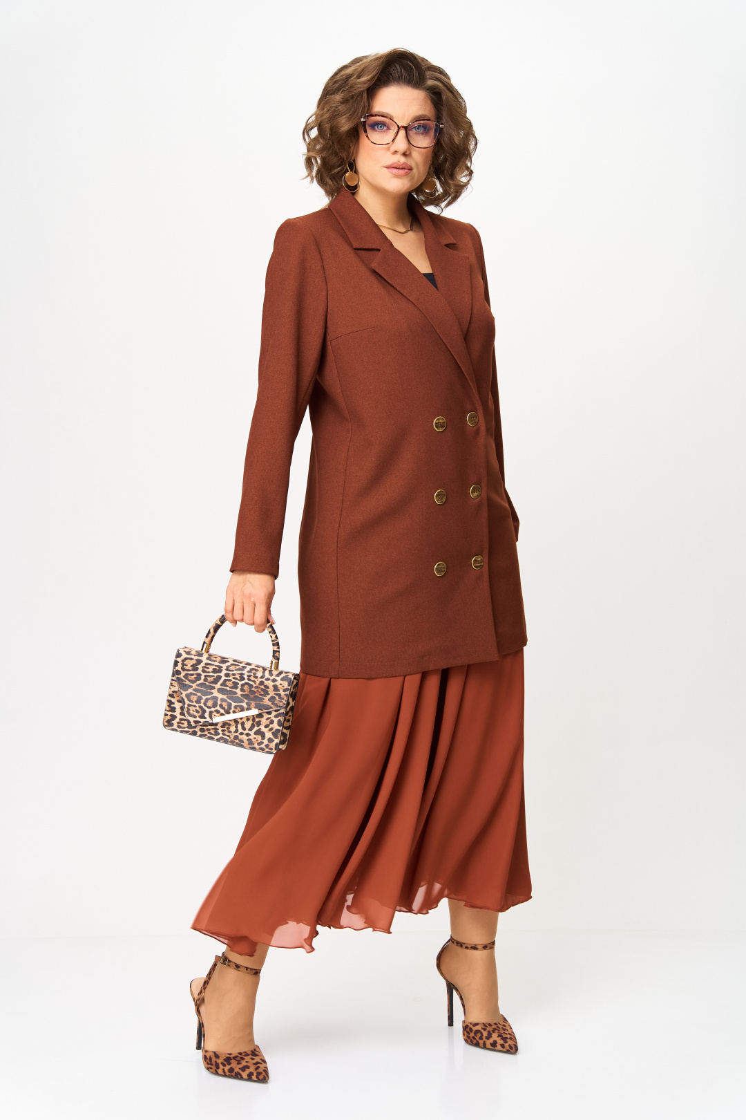 Костюм Anastasia 1262-3 терракот