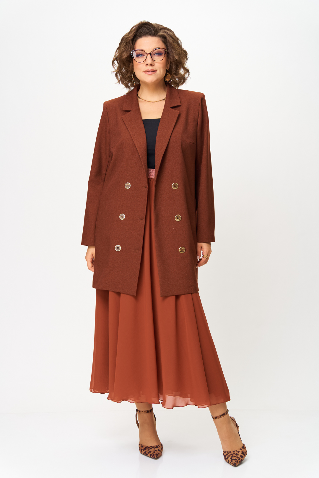 Костюм Anastasia 1262-3 терракот