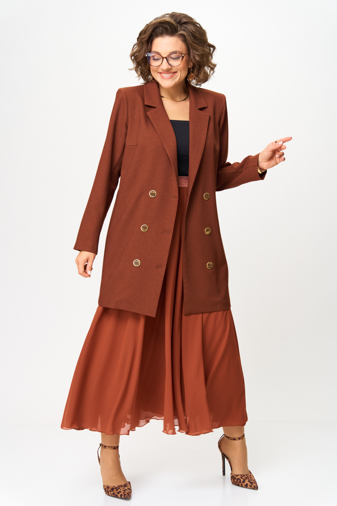 Костюм Anastasia 1262-3 терракот