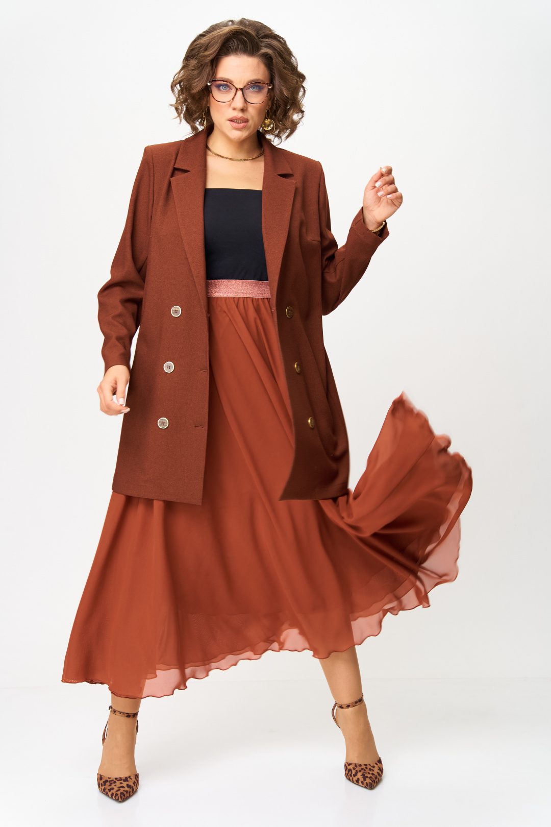 Костюм Anastasia 1262-3 терракот