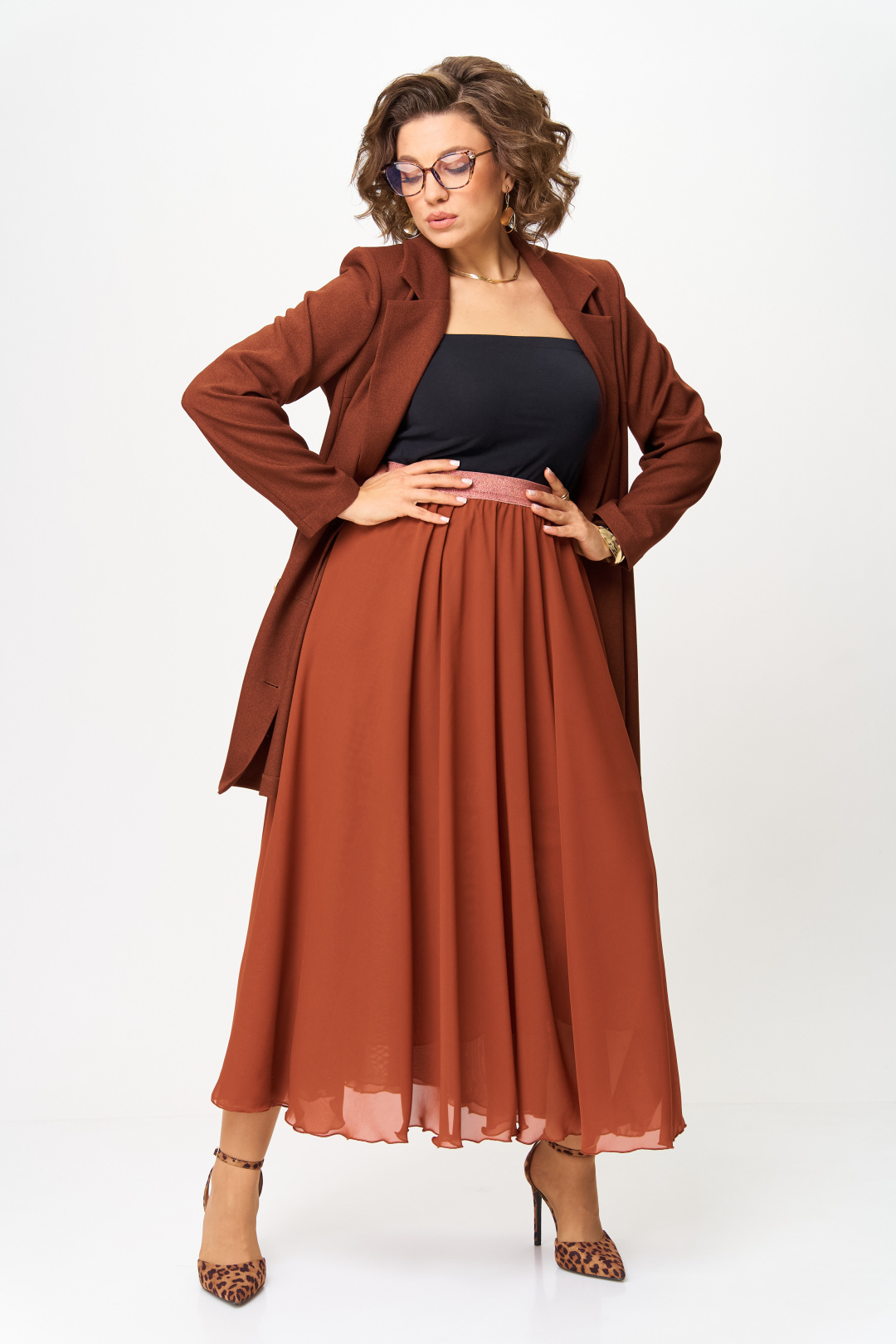 Костюм Anastasia 1262-3 терракот