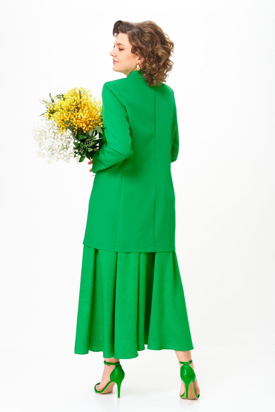 Костюм Anastasia 1262-3 весенний зеленый