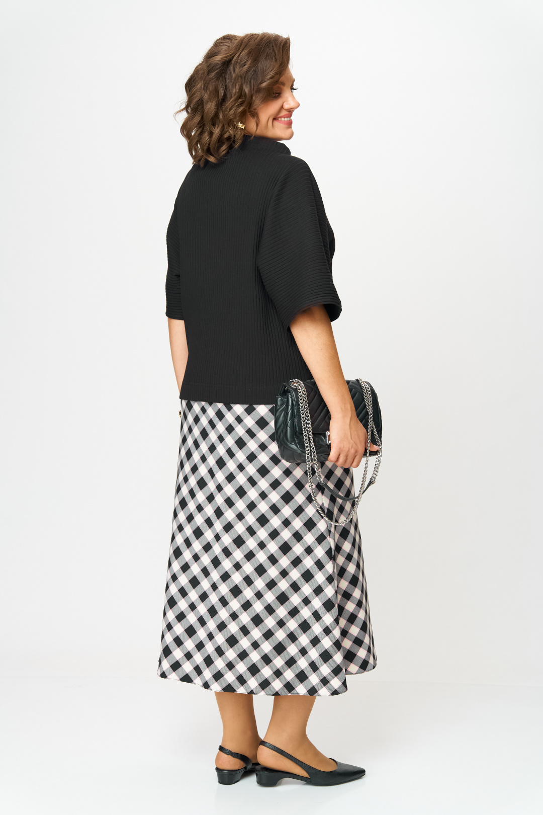 Блузка Anastasia 1268 черный - фото 4