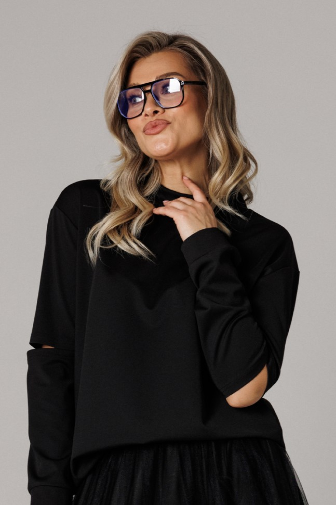 Джемпер Anastasia 1294-1 черный - фото 2