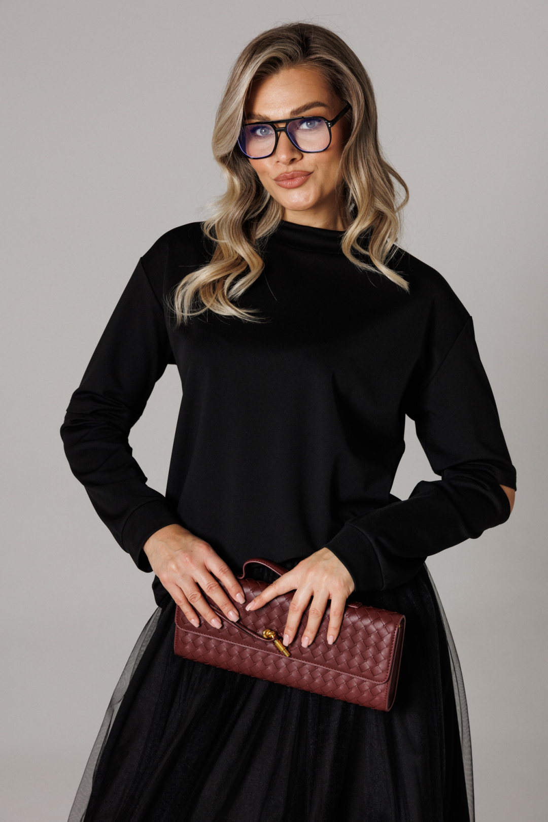 Джемпер Anastasia 1294-1 черный - фото 3