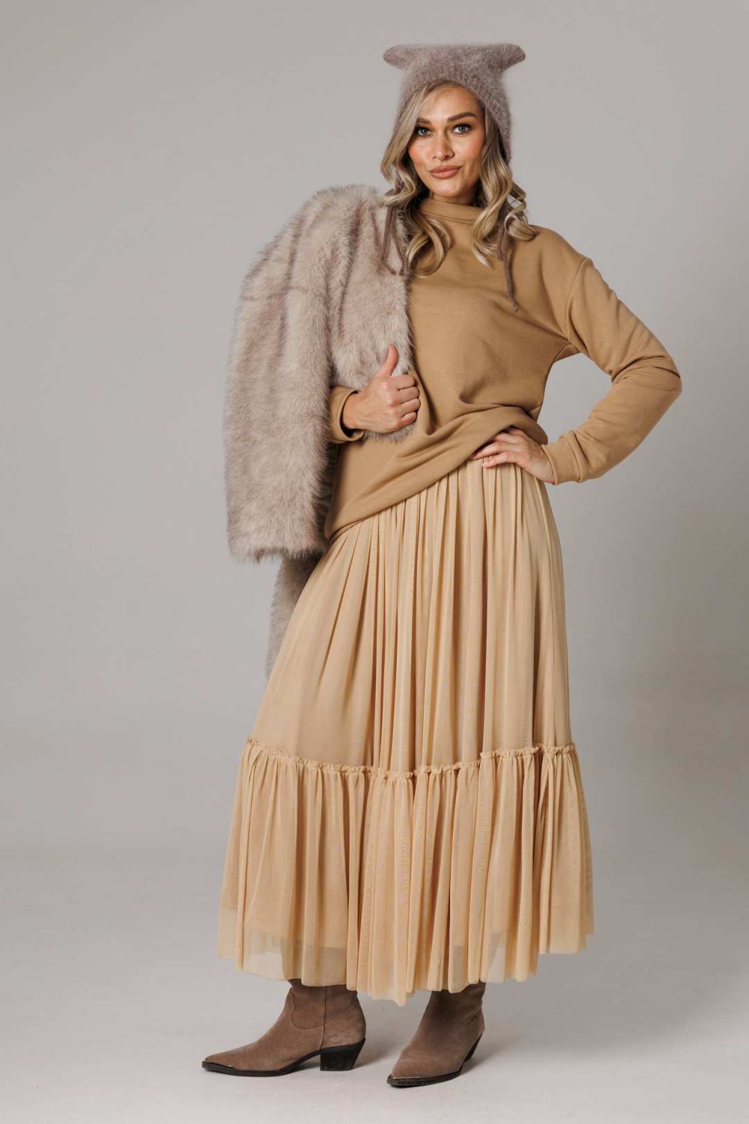 Костюм Anastasia 1295 карамельный - фото 5