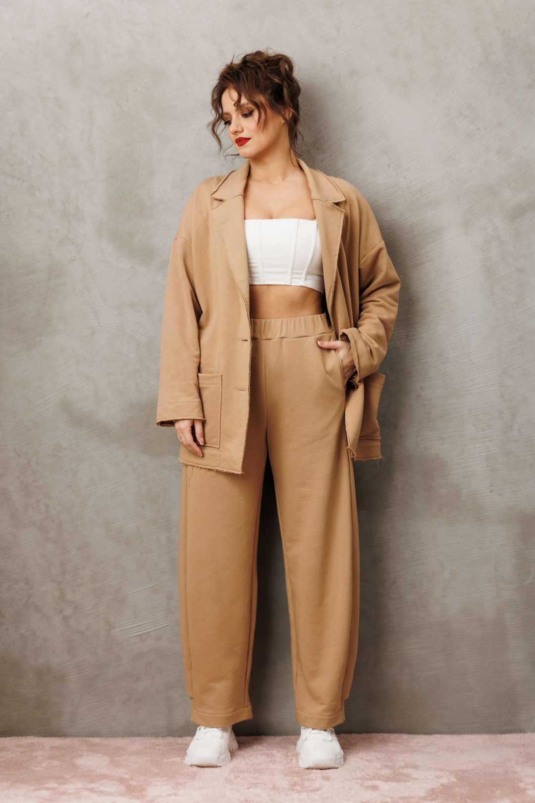 Костюм Anastasia 1299 песочный - фото 2