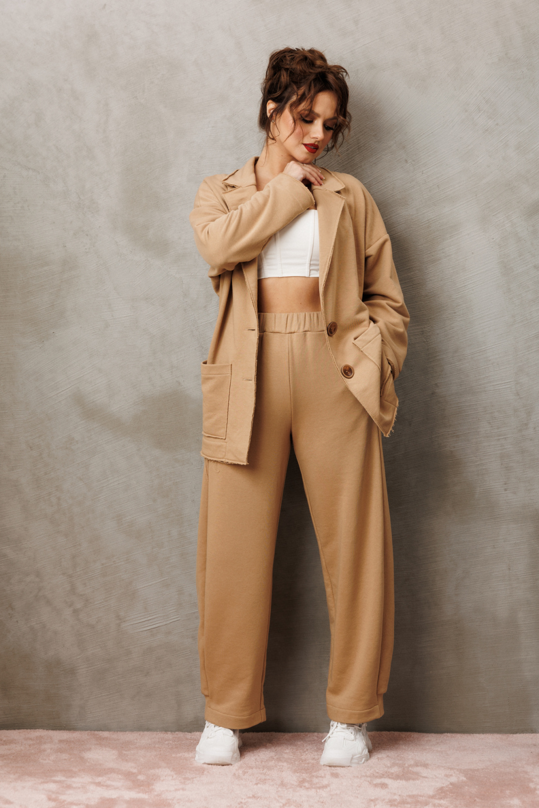 Костюм Anastasia 1299 песочный - фото 4