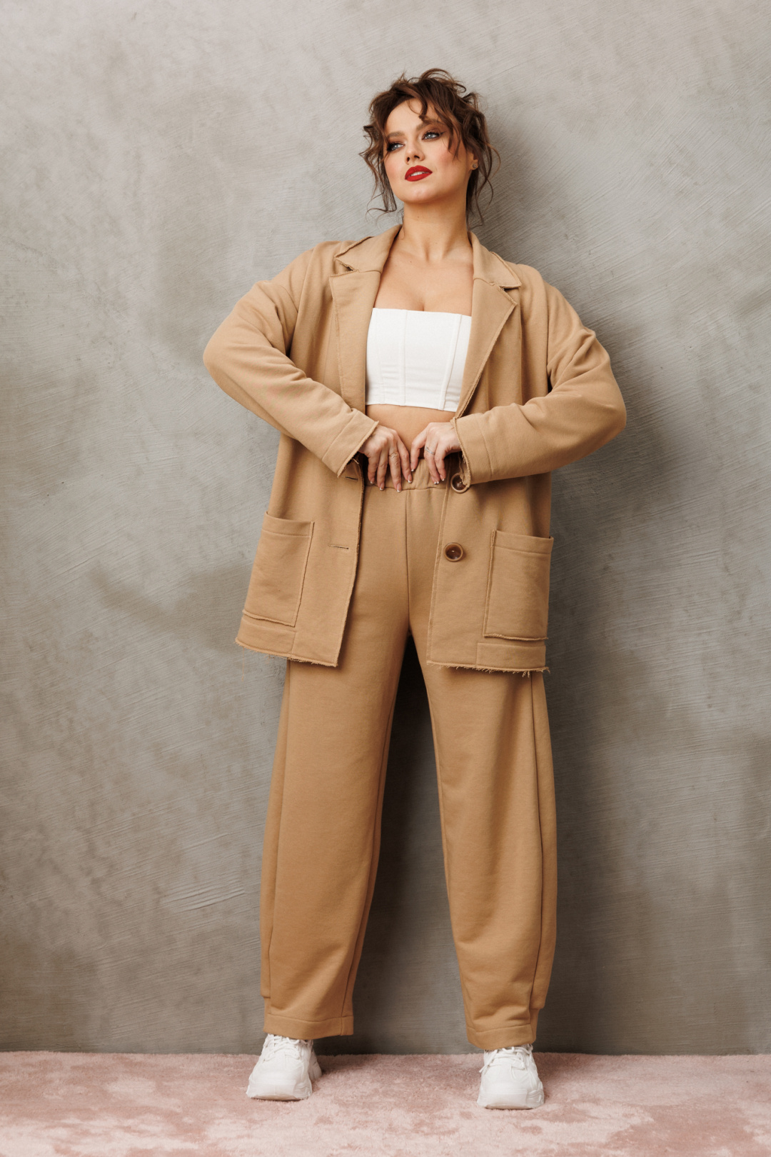 Костюм Anastasia 1299 песочный - фото 5