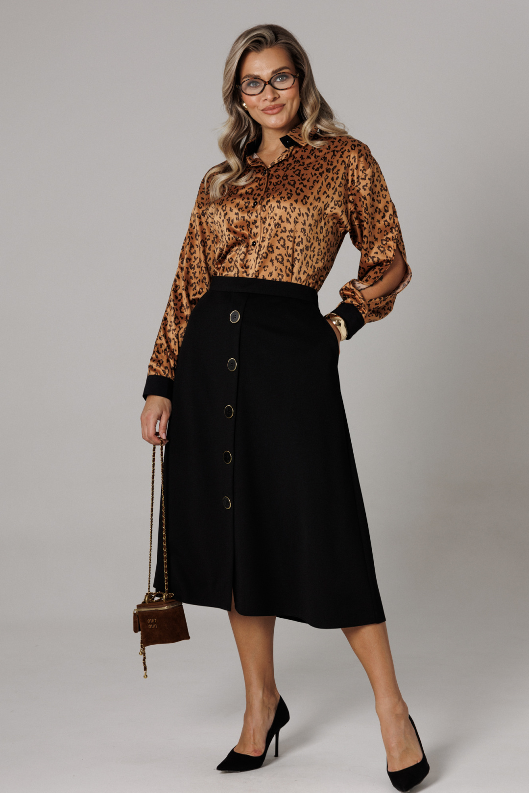 Костюм Anastasia 1306 золото/черный - фото 5