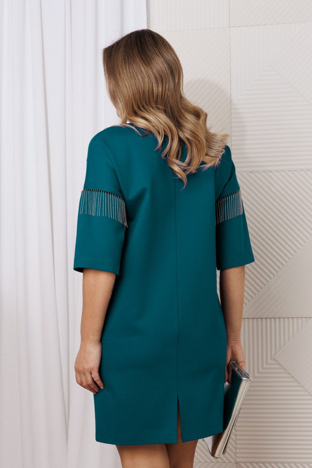 Платье Anastasia 1310-2 изумруд - фото 5