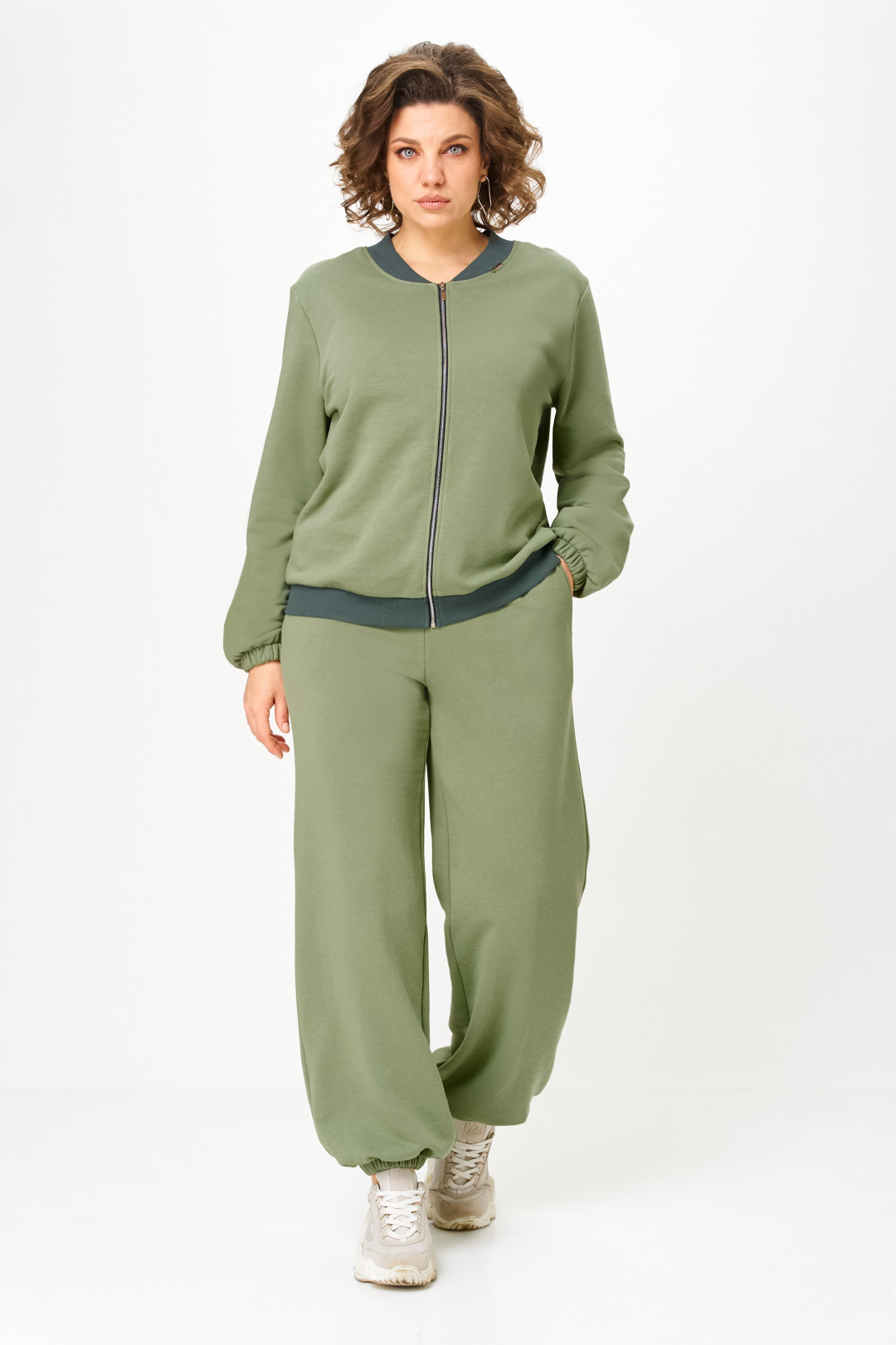 Костюм Anastasia 1317 олива - фото 2