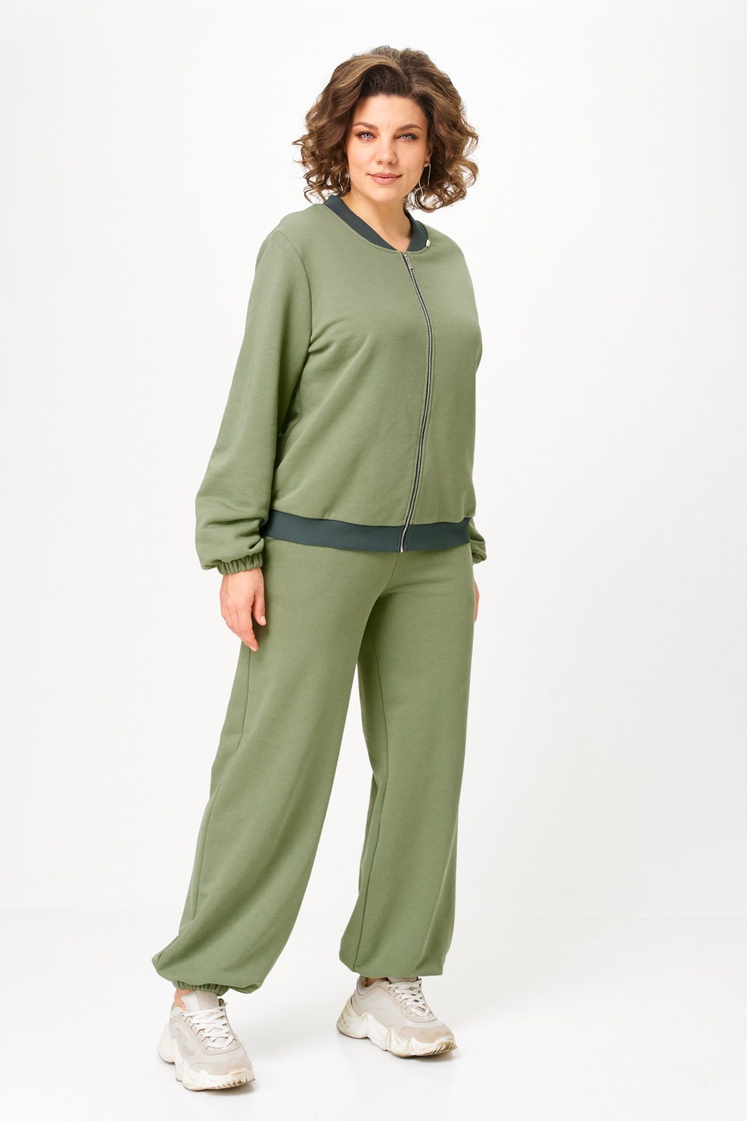 Костюм Anastasia 1317 олива - фото 3