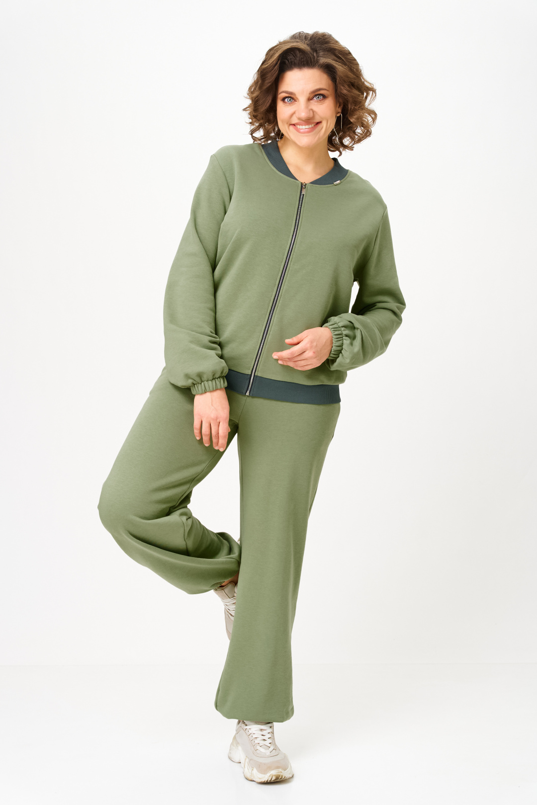 Костюм Anastasia 1317 олива - фото 4