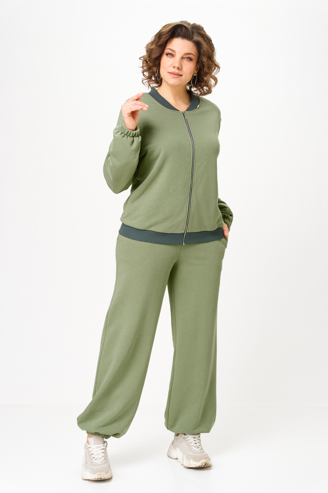 Костюм Anastasia 1317 олива - фото 5