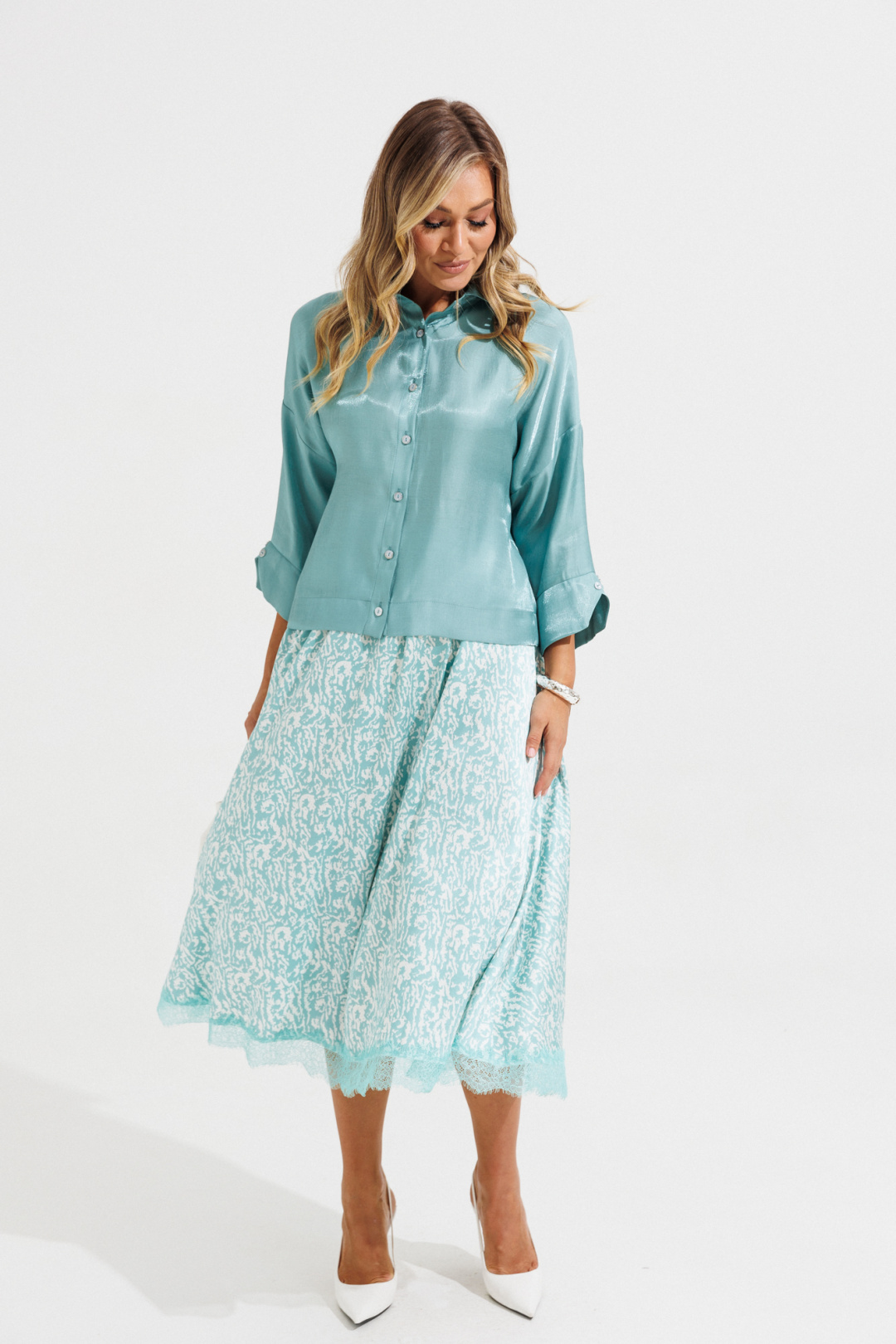 Костюм Anastasia 1322 бирюза