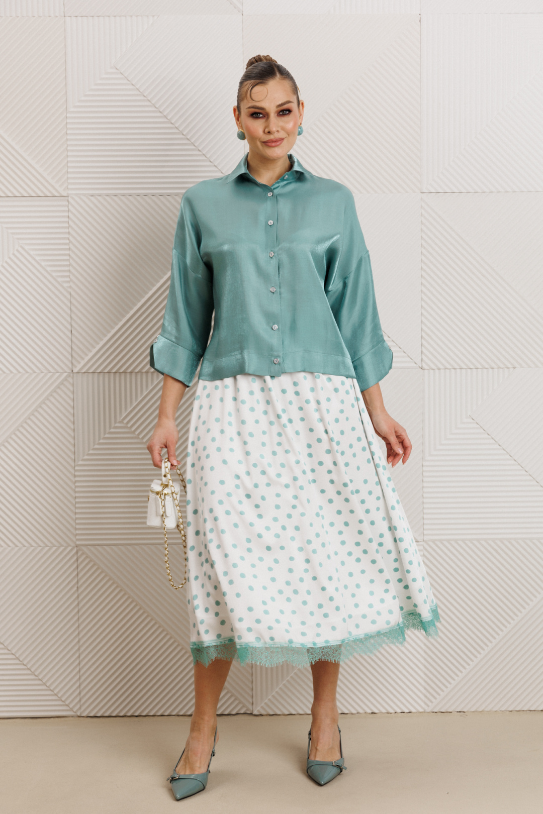 Костюм Anastasia 1322 мята - фото 2