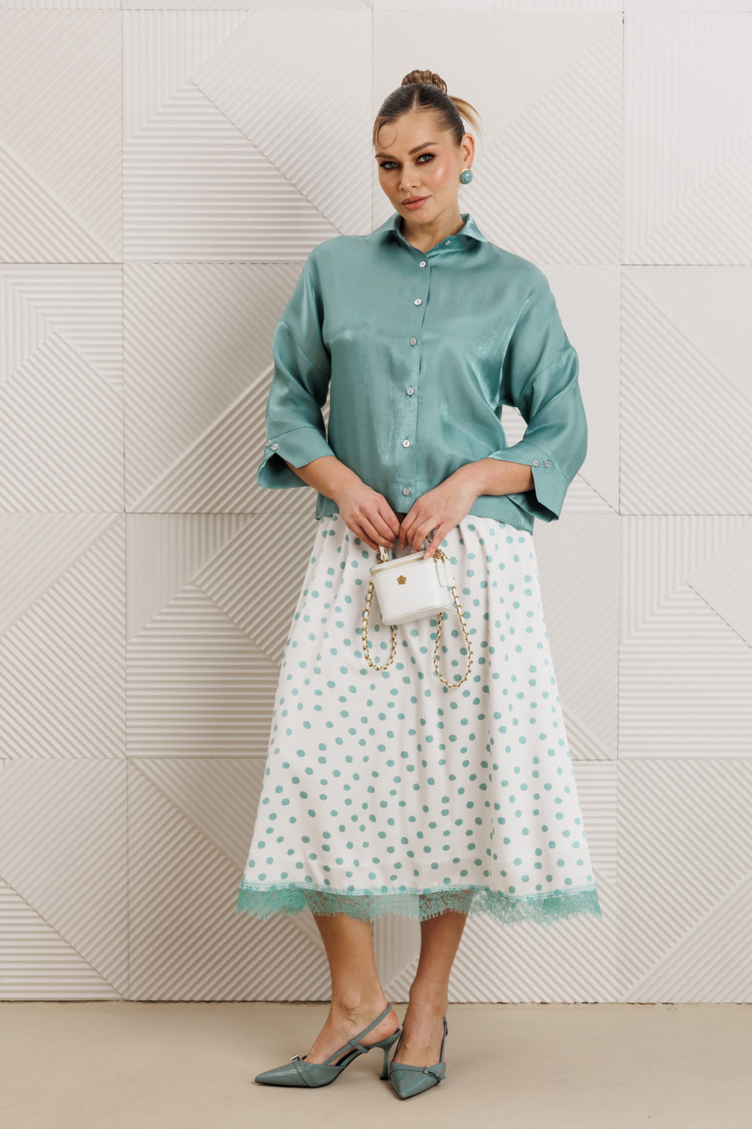 Костюм Anastasia 1322 мята - фото 5