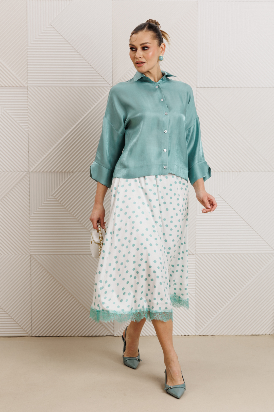 Костюм Anastasia 1322 мята - фото 6