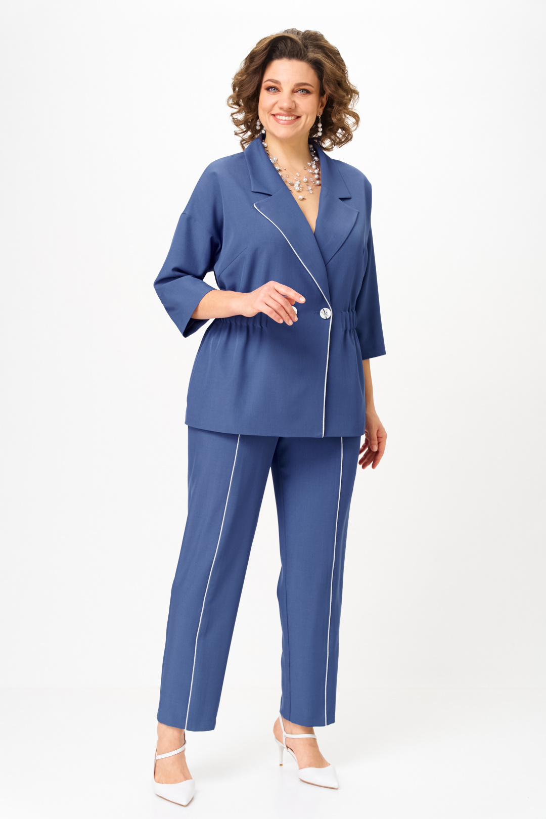 Костюм Anastasia 1324 голубой - фото 1