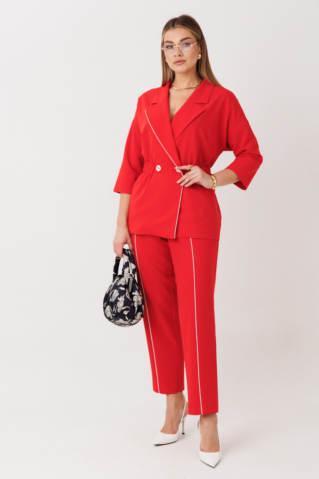 Костюм Anastasia 1324 красный - фото 4