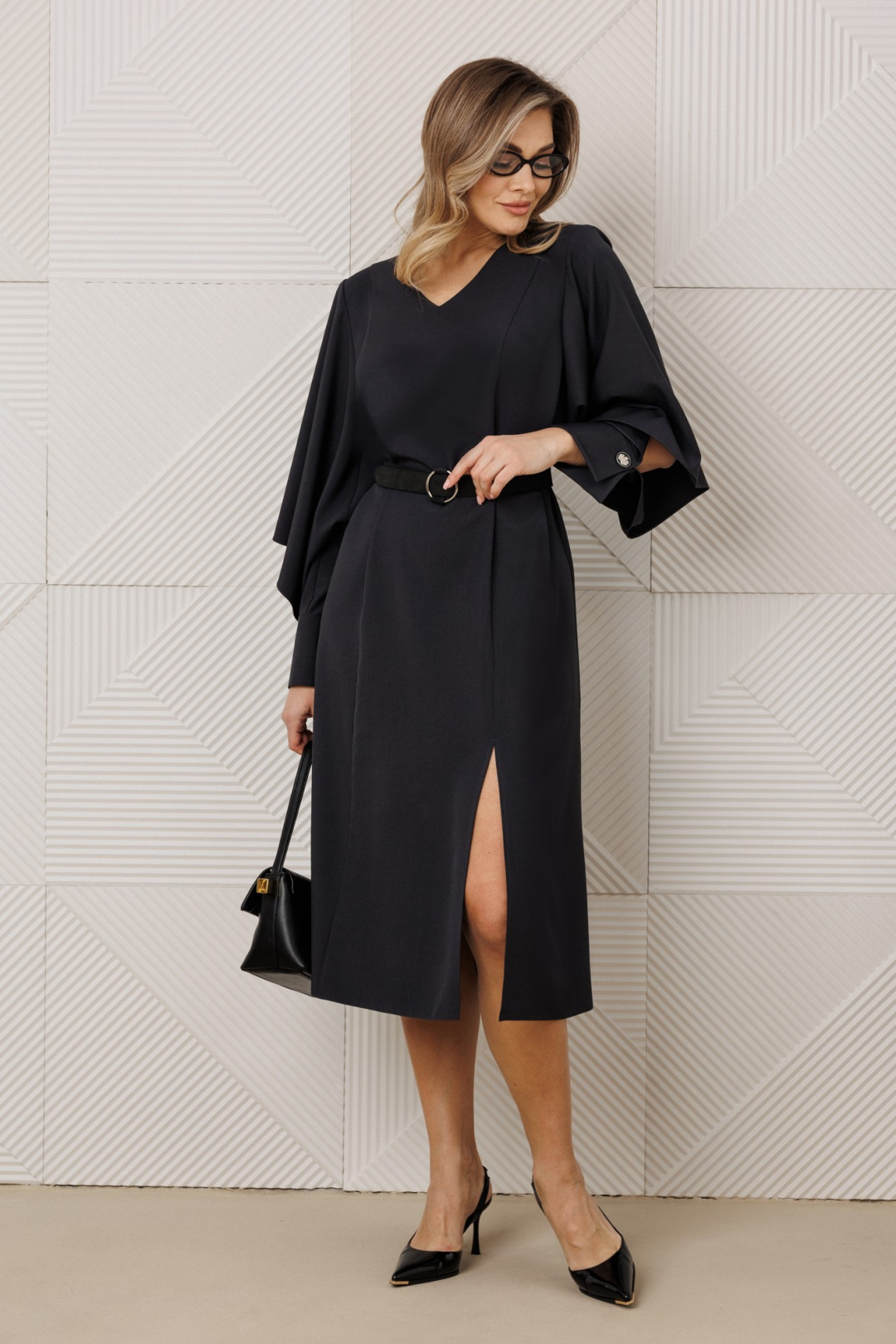 Платье Anastasia 1326 грей - фото 3