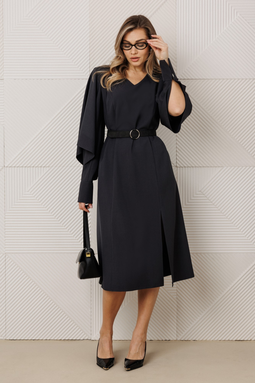 Платье Anastasia 1326 грей - фото 4