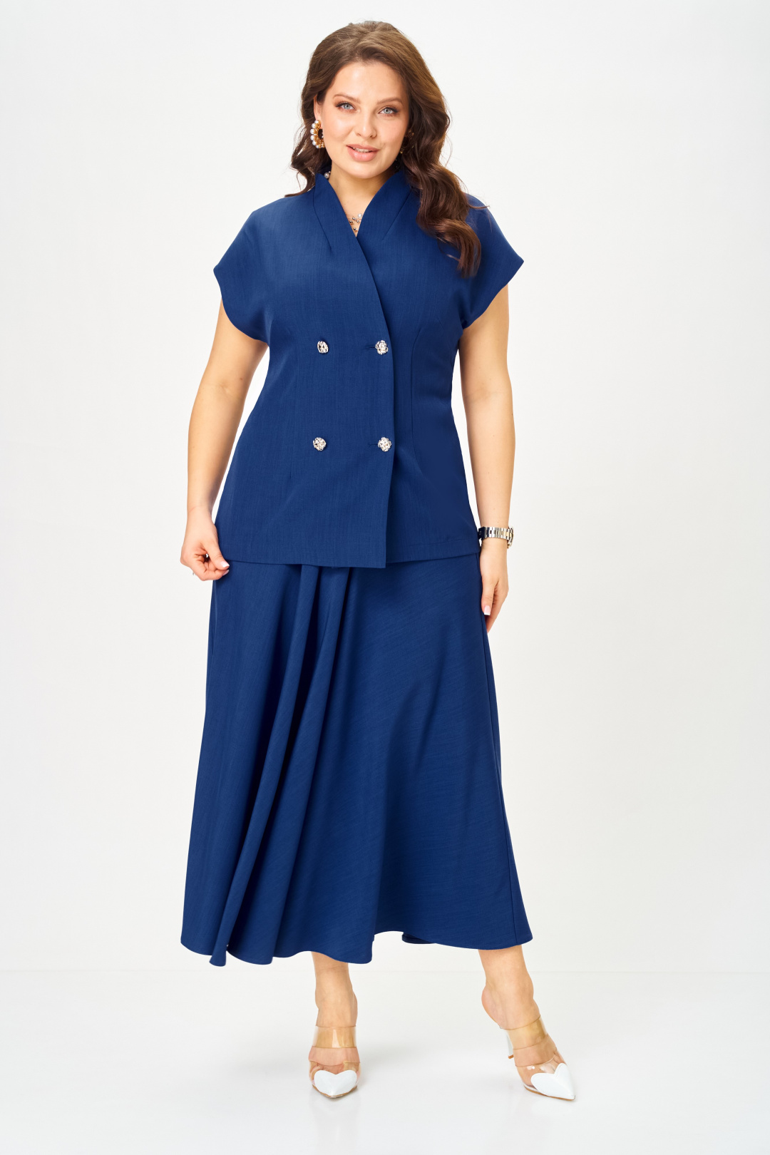 Костюм Anastasia 1329 глубокий синий - фото 1