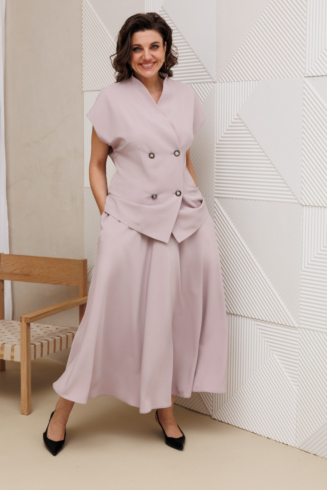 Костюм Anastasia 1329 пудра