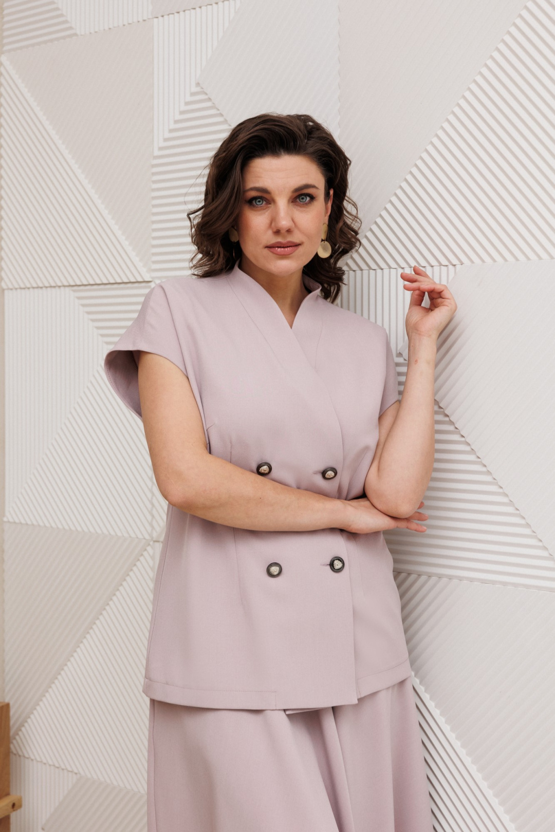 Костюм Anastasia 1329 пудра - фото 5