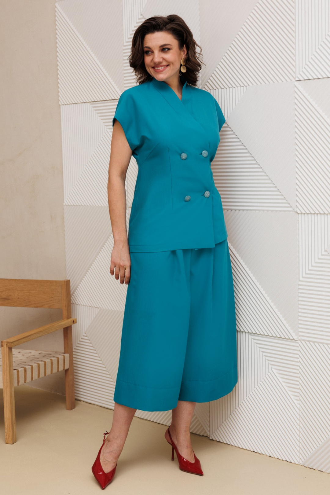 Костюм Anastasia 1330 морская волна - фото 2