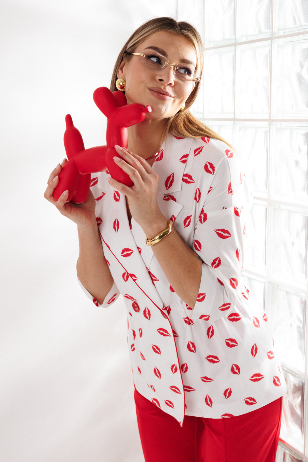 Костюм Anastasia 1333 бело-красный