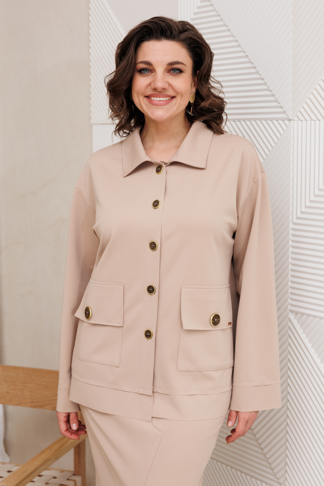 Костюм Anastasia 1336 латте - фото 6