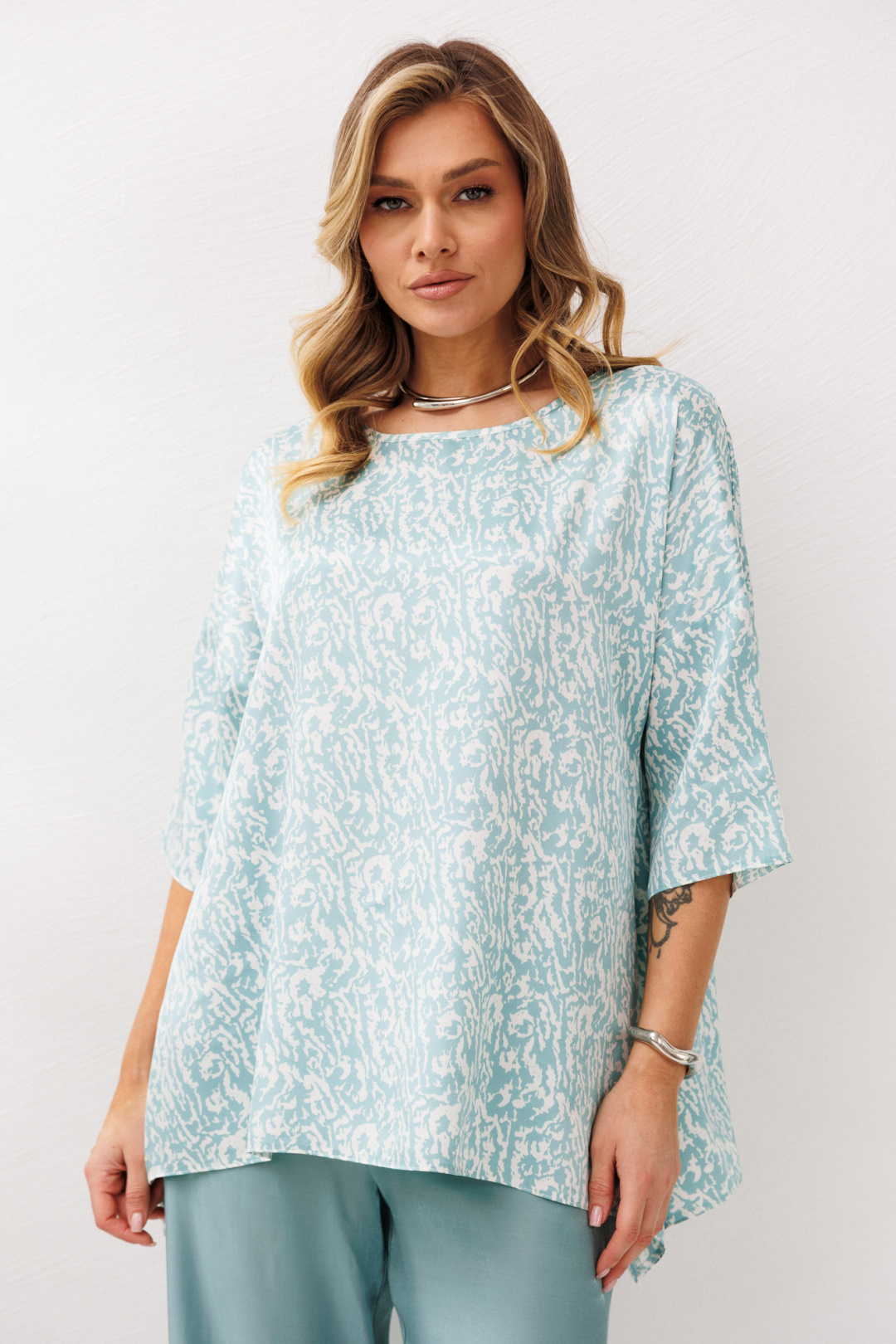 Костюм Anastasia 1341 бирюзовый