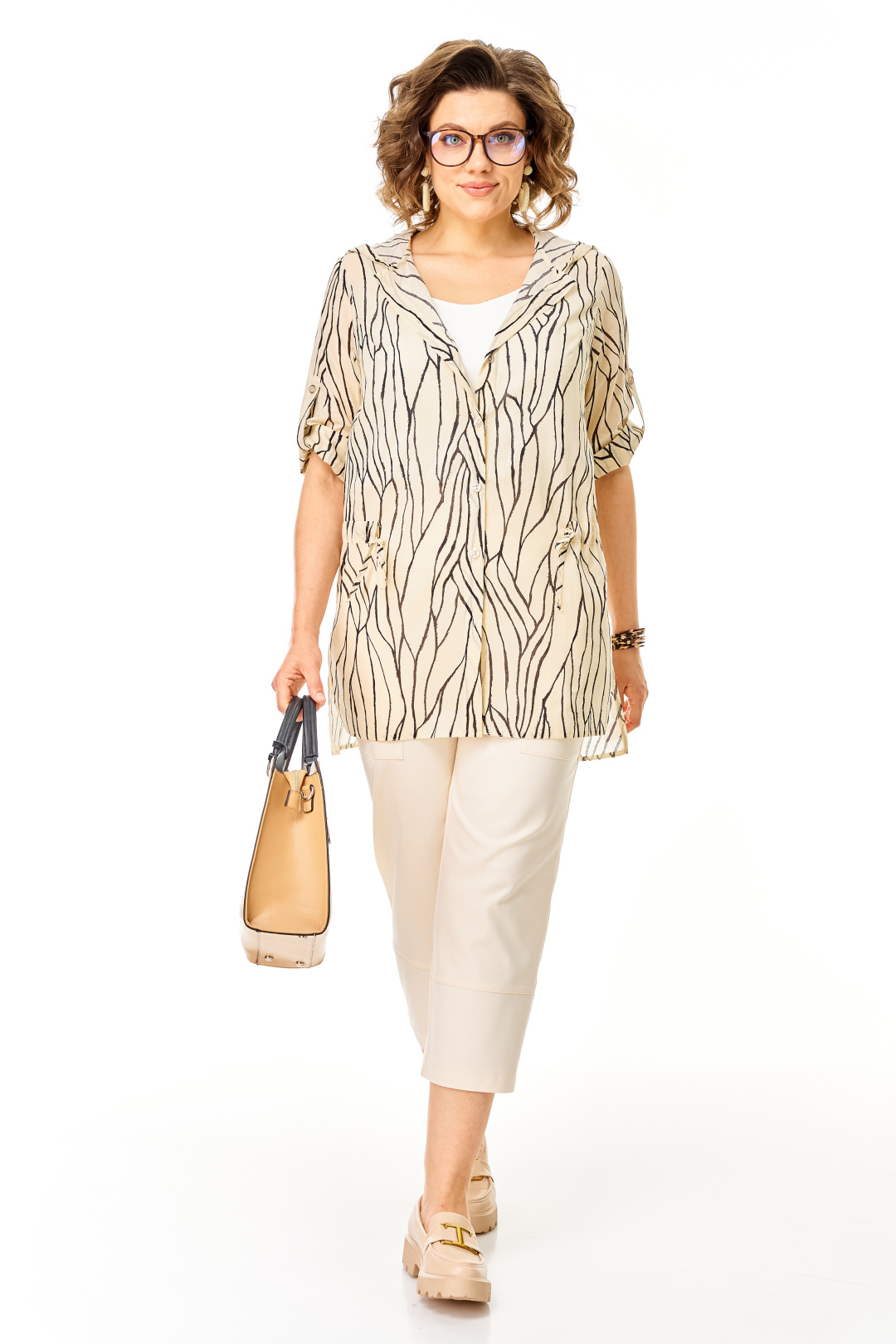 Костюм Anastasia 1371 молочный - фото 3